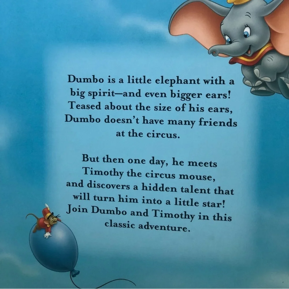 Disney “dumbo” hardback